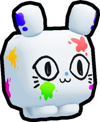 Rainbow Painted Balloon Pet