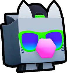 Shiny Rainbow Cool Cat Pet