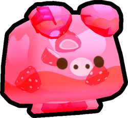 Rainbow Jelly Piggy Pet