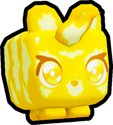 Golden Kawaii Tiger Pet