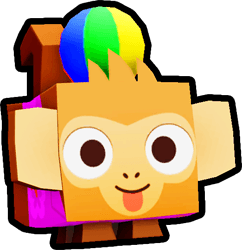 Rainbow Beach Ball Monkey Pet