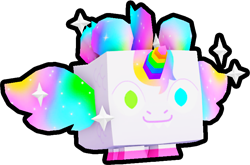 Rainbow Unicorn Dragon Pet