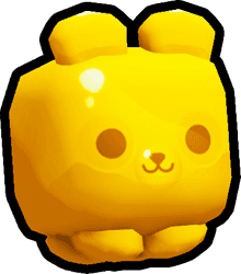 Golden Gummy Bear Pet