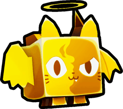 Golden Good vs Evil Cat Pet