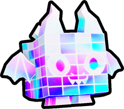 Rainbow Disco Ball Dragon Pet