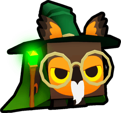 Rainbow Old Wizard Owl Pet