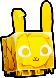 Golden Ice Bunny Pet