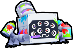 Rainbow Paintbot Spider Pet